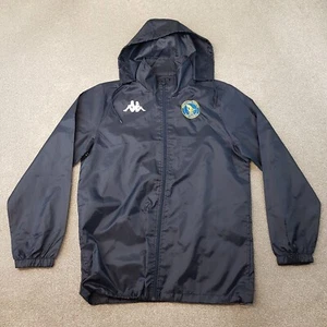 Kappa Kings Lynn Mens Jacket Medium Blue Football Windbreaker Rain Coat Training - Picture 1 of 11