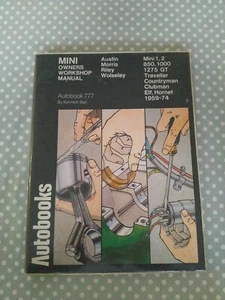 Mini Autobooks Werkstatthandbuch, Reisender, Landsmann, Elfe, Hornisse 1959-74 - Bild 1 von 3