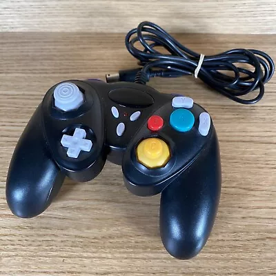 Nintendo Gamecube Wired Gamepad Controller Unofficial 3rd Party Wii Remote Black • 12.07£