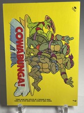 1989 Topps Teenage Mutant Ninja Turtles Series 1 Stickers #7 Cowabunga