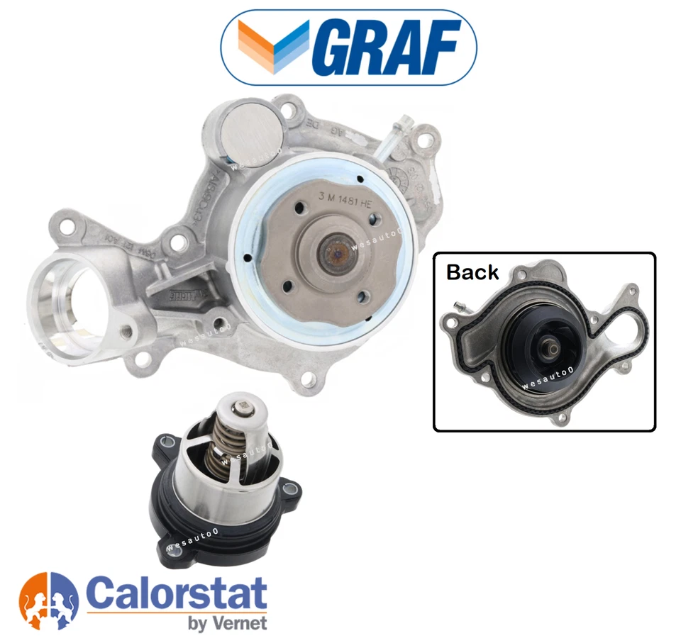 Bomba de agua y termostato OES para Audi S5 S7 SQ5 Sportback V6 3,0 L Foto 1 de 1