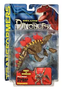 HASBRO 90s Transformers Deluxe Dinobots Striker Stegosaurus Action Figure Toy - Picture 1 of 4
