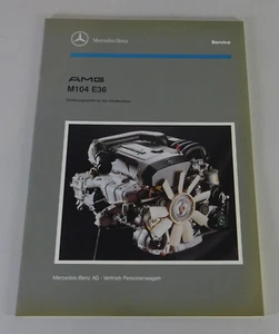 Manuel D'Atelier Lancement Mercedes Benz W124 E36 AMG De 03/1993 - Photo 1/3