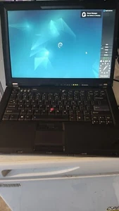 Lenovo ThinkPad T400 2 Duo T9400 4GB Ram 300gb. No Charger/Dead Batt. No Os - Picture 1 of 5