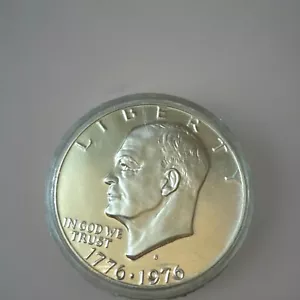 1776-1976 Eisenhower Liberty Bell Moon One Dollar US Proof Sealed Type 1 - Picture 1 of 2
