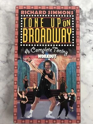 Richard Simmons Tone Up on Broadway A complete Toning Workout VHS 2000 - Image 1 of 4