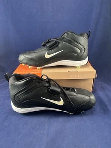 Nike Open Field 3/4 Men Football Cleats Size 19 Black White Brand New !!! Green - Picture 1 of 13