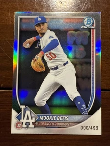 MOOKIE BETTS 2025 BOWMAN CHROME REFRACTOR 96/499 Dodgers - Bild 1 von 6