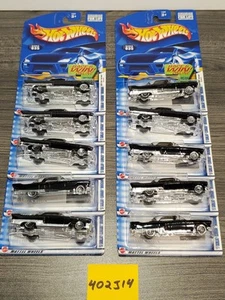 Lot of 10 Hot Wheels 2002 First Edition Cadillac Eldorado Black LW #035 1:64 - Picture 1 of 11