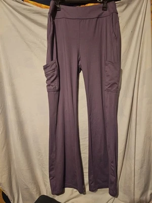 Women's New Without Tags Barco One Scrub Pants Purple Large Tall - Image 1 of 4