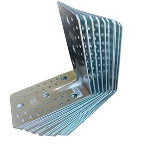 Schwerlast Winkelverbinder mit Sicke 145x145x90x2,5mm Bauwinkel DOP ETA 10 Stück - Bild 1 von 3