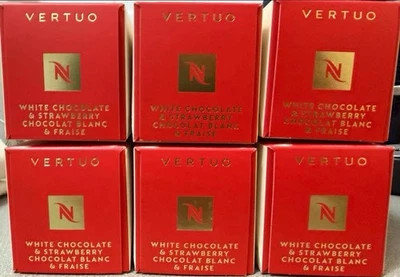 Nespresso Vertuo Fresa Chocolate Blanco 6 Mangas Foto 1 de 2