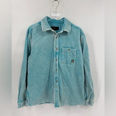 Teddy Fresh Corduroy blue Shirt Jacket Size small - Image 1 of 4