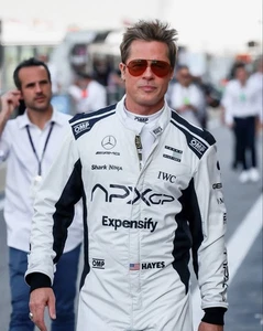 White APXGP Racing Suit F1 Style replica - Brad Pitt race suit costume - Picture 1 of 8