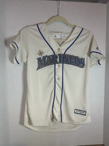 Camiseta De Colección Cosida EE. UU. Felix Hernández Seattle Mariners Majestuosa Juvenil Mediana - Imagen 1 de 12