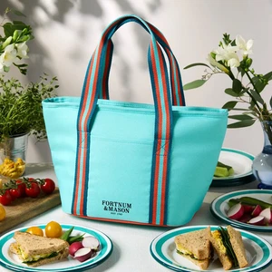 Bolsa de almuerzo Fortnum & Mason aislada bolsa de viaje de picnic - Eau De Nil nueva con etiquetas - Imagen 1 de 2