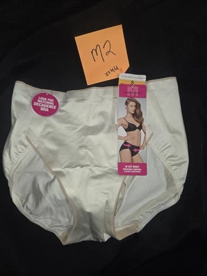 NUEVO CON ETIQUETAS DE COLECCIÓN S Maidenform 2144 Bragas Satén Breve Decadencia Flexees Control BinM2 Foto 1 de 4