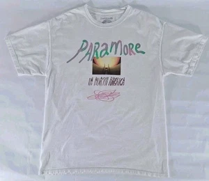 Konzert T-Shirt Paramore In North America 2023 Tour weiß Herren Large Tee - Bild 1 von 8