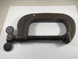 Vintage Mark No.104 Adjustable Clamp Co. 4" Chicago USA Werkzeug - Bild 1 von 15