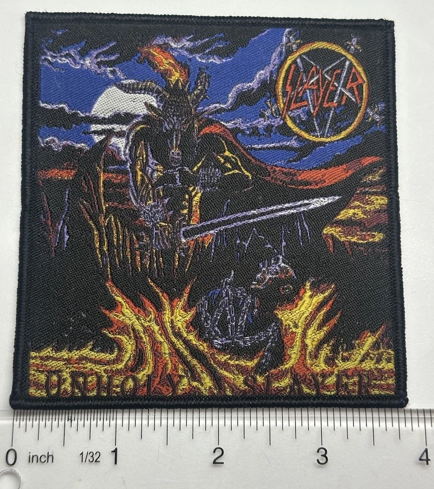 Slayer Unholy Slayer Black Border Woven Patch  - Image 1 of 1