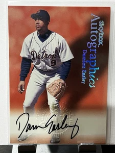 2000 Skybox Damion Easley Autographics Insert #41 Signed Auto Detroit Tigers - Picture 1 of 2
