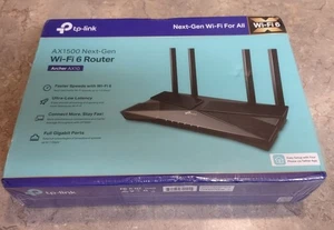 TP-LINK Archer AX10 Dual-Band Wi-Fi 6 Router AX1500 Next-Gen, New Sealed - Picture 1 of 3