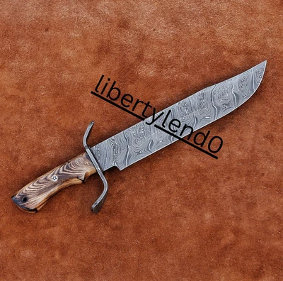 15" Handmade Bowie Hunting Knife – Perfect Gift for Outdoor & Knife Lovers - Image 1 of 2