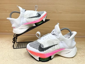 Nike Air Zoom Tempo Next% FlyEase White Coral Size Uk 5.5 Woman’s Running Shoe - Picture 1 of 18