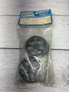 VINTAGE PARMA #12107 FRONT TRACK ADJUST WHEELS ALL 2WD CARS BOX A7 - Picture 1 of 3