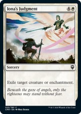 1x Iona's Judgment - Foil NM, English MTG Commander Legends