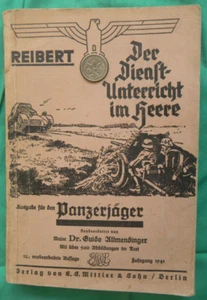 1941 German Service Instruction in the Army, 12th edition - Tank Destroyer - Picture 1 of 21