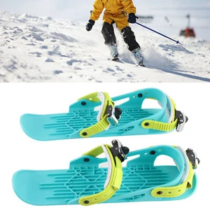 Mini Ski Skates Mini Ski Shoes Adjusable Skiboards Attach toSkis Boots - Picture 1 of 12