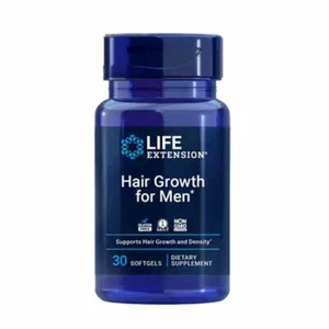 Life Extension Hair Growth for Men 30gels Supports Hair Growth and Fullness - Picture 1 of 2
