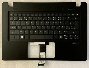 Clavier Azerty Belge ACER Aspire V3-372, V3-372T 6B.G7BN1.004 TOPCASE Noir - Photo 1/3