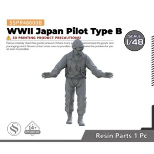 SSMODEL SSPR48600B 1/48 WWII Japan Pilot Type A - Imagen 1 de 3