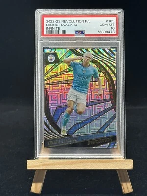 2022-23 Panini Revolution Erling Haaland Infinite PSA 10 Manchester City - Image 1 of 4