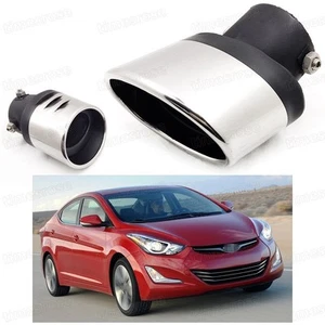 Car Exhaust Muffler Tip Tail Pipe End Trim for Hyundai Elantra 2011-2016 #1017 - Picture 1 of 8