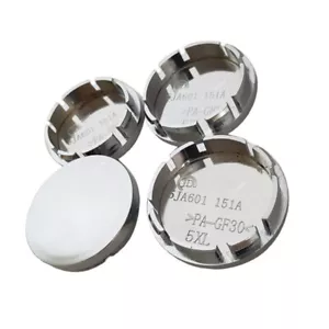 4Pcs Wheel Rim Center Hub Cap Cover Wheel Center Cap Cover Universal Silver 56mm - Picture 1 of 6