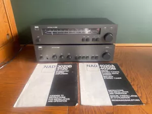 NAD 3020B Stereo Amplifier With MM/MC Phono Input and NAD 4020B Matching Tuner - Picture 1 of 15