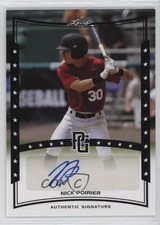 2014 Leaf Perfect Game Showcase Auto Black Nick Poirier #A-NP1 Auto