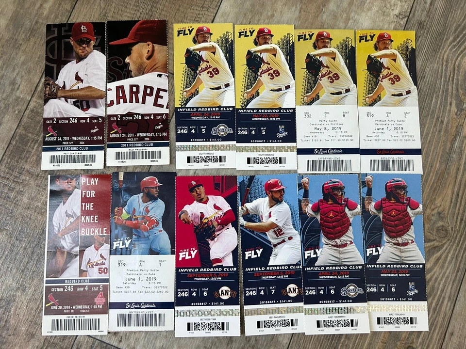 2011 Cardinals Tickets - Image 1 of 1