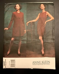 Vogue 2697 Designer Anne Klein Pattern Misses' Dress & Jacket 12 14 16, Uncut - Picture 1 of 3
