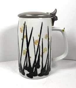 Royal Copenhagen Ellen Malmer Stein Tankard wLid Fajance Ware #3697 VTG '70s - Picture 1 of 13