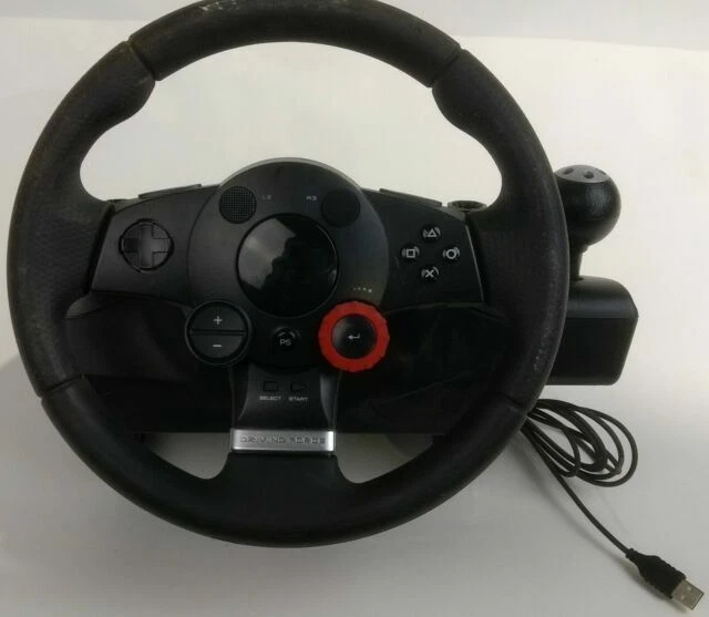 Logitech Driving Force GT E-X5C19 Steering Wheel with Pedals