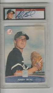 ANDY BEAL  ROOKIE  RC YANKEES 2001  Topps reserve nm-8