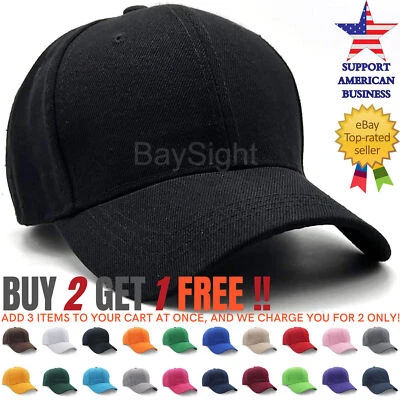 Gorra de béisbol lisa lisa lisa camionero camuflaje sombrero en blanco pelota hombres mujeres ajustable en muy buen estado Foto 1 de 4