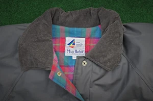 VTG Misty Harbor Trench Coat Any Weather Slicker Women's SZ 2X Lined Long Black - Picture 1 of 8