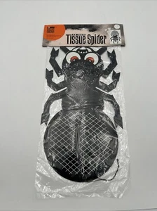 Vintage Paper Magic Group Hanging Spider Halloween Decoration New Party Scary - Picture 1 of 8