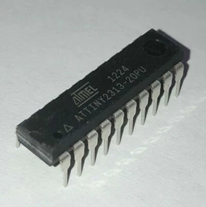 5PCS ATTINY 2313-20pu ATMEL-AVR-RISC-Inductor 20mhz 2 KB Flash 5,0v dip20 - Picture 1 of 1