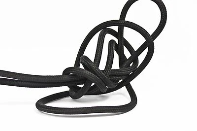 Textile Cable Noir Câble de Lampe 2-adrig 3-adrig Électrique Premium Eu Design - Photo 1/4